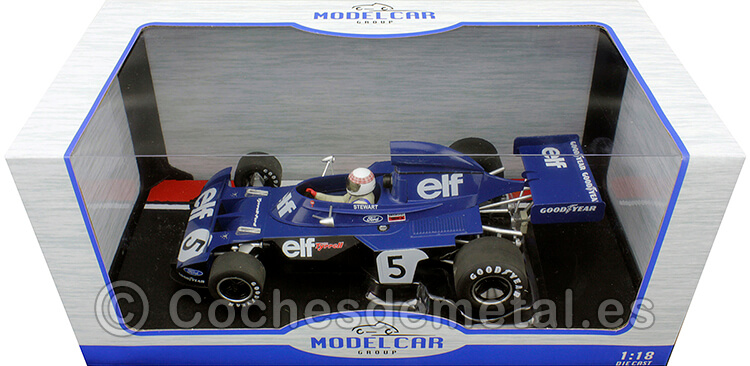 1973 Tyrrell 006 Nº5 Stewart Ganador GP F1 Monaco y Campeón Mundial 1:18 MC Group 18600F
