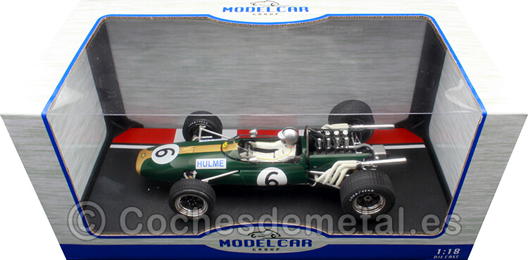 1966 Brabham BT20 Nº6 Denis Hulme GP F1 Gran Bretaña 1 1:18 MC Group 18609F