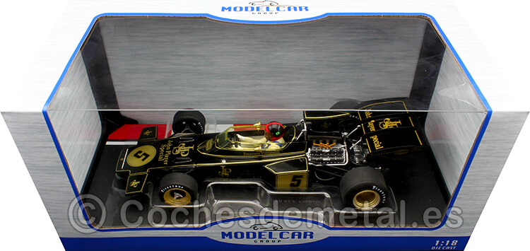 1972 Lotus 72D Nº5 Emerson Fittipaldi Ganador GP F1 España y Campeón Mundial 1:18 MC Group 18610F