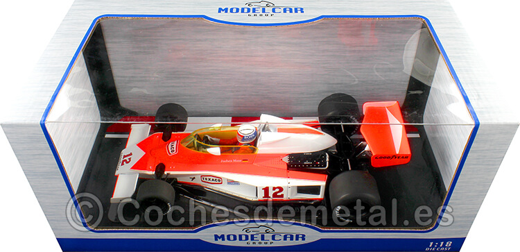 1976 McLaren M23 Nº12 Jochen Mass GP F1 Alemania 1:18 MC Group 18613F