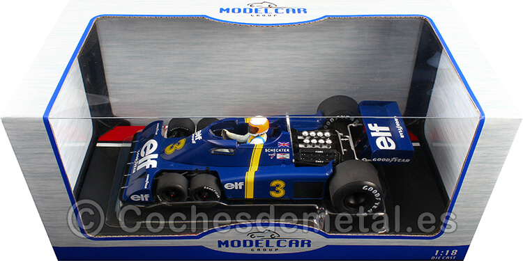 1976 Tyrrell P34-2 Nº3 Jody Scheckter Ganador GP F1 Suecia 1:18 MC Group 18614F