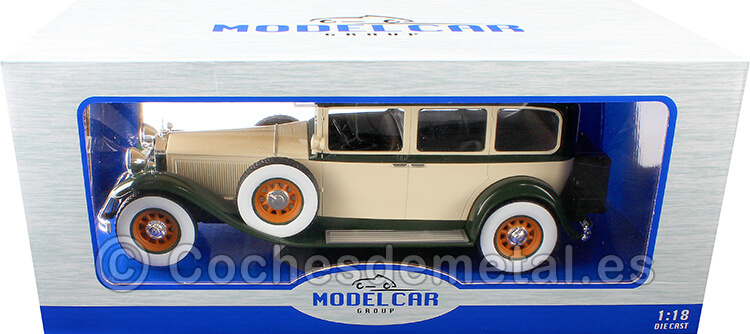 1928 Mercedes-Benz Type 460/460K Nurburg (W08) Beige/Verde 1:18 MC Group 18410