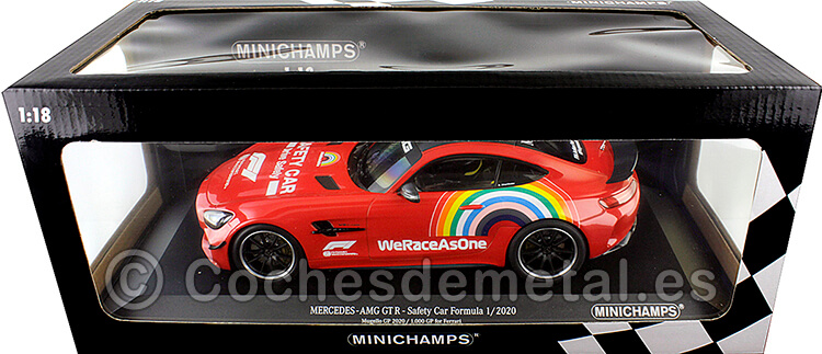 2020 Mercedes-Benz AMG GT-R Safety Car F1 GP 1000 Ferrari en Mugello 1:18 Minichamps 155036094