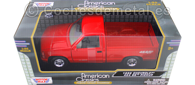 1992 Chevrolet Pickup 454 SS Red 1:24 Motor Max 73203