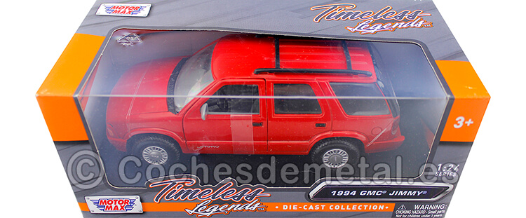 1994 GMC Jimmy Red 1:24 Motor Max 73206