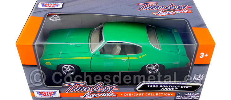 1969 Pontiac GTO Judge Verde 1:18 Motor Max 73242