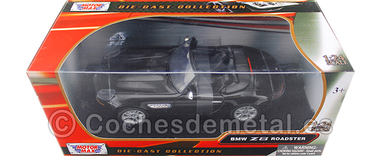 2000 BMW Z8 Roadster Negro 1:24 Motor Max 73257