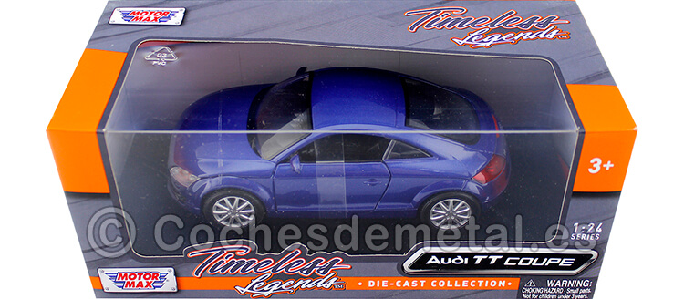 2007 Audi TT Metallic Blue 1:24 Motor Max 733405