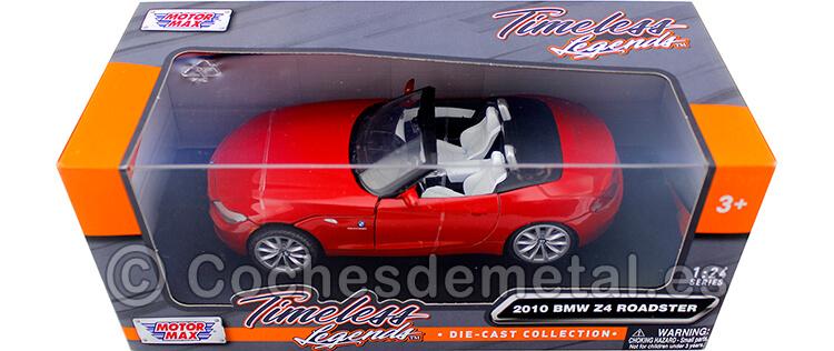 2010 BMW Z4 (E89) Red 1:24 Motor Max 73349