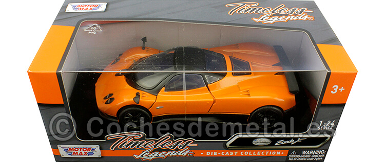 2009 Pagani Zonda F Orange 1:24 Motor Max 73369