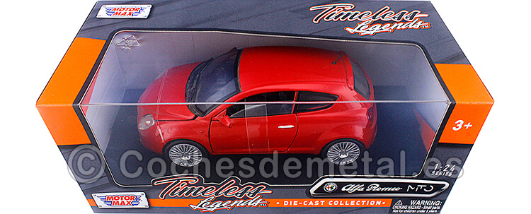 2010 Alfa Romeo Mito Rojo 1:24 Motor Max 73371