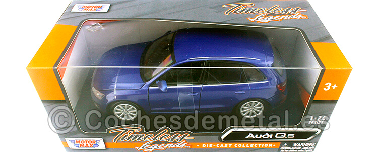 2010 Audi Q5 Azul Metalizado 1:24 Motor Max 73385