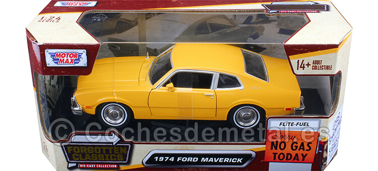 1974 Ford Maverick Amarillo 1:24 Motor Max 79042