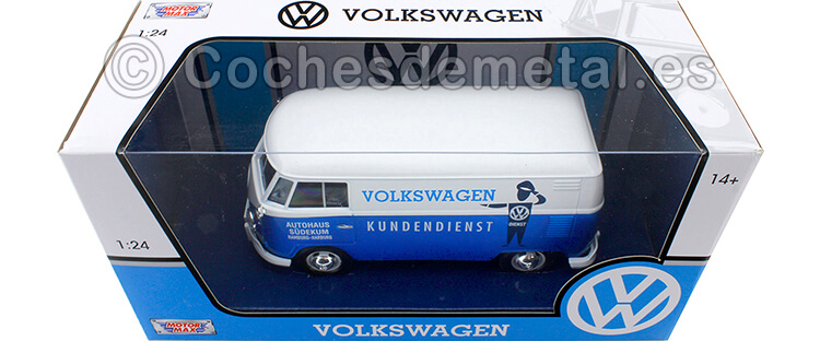 1967 Volkswagen Type 2 T1 Delivery Van KUNDENDIENST 1:24 Motor Max 79573