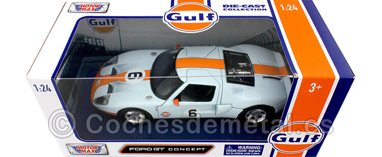 2004 Ford GT Concept  Gulf Livery 1:24 Motor Max 79641