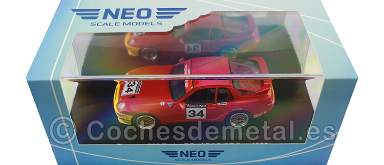 1993 Porsche 968 Turbo RS Nº 34 M.Reuter ADAC GT Cup 1:43 NEO Scale Models 43838