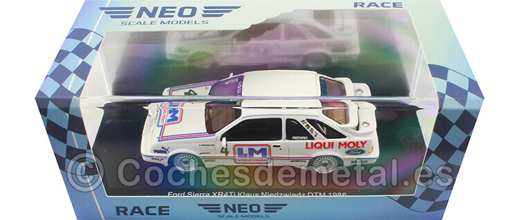 1986 Ford Sierra XR4Ti Liqui Moly DPM Nürburgring Nº4 K. Niedzwiedz 1:43 NEO Scale Models 44304