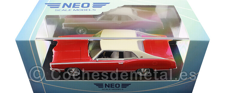 1969 Ford XL Coupe Rojo/Beige 1:43 NEO Scale Models 44721