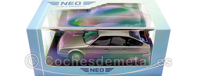 1986 Citroen CX GTi Turbo 2 Gris Metalizado 1:43 NEO Scale Models 45512