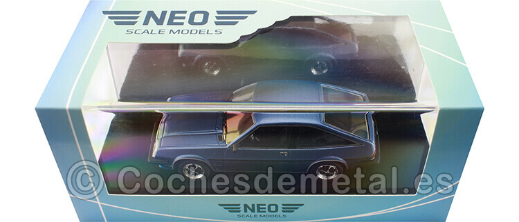 1980 Opel Manta B CC Berlinetta Azul Metalizado 1:43 NEO Scale Models 49576