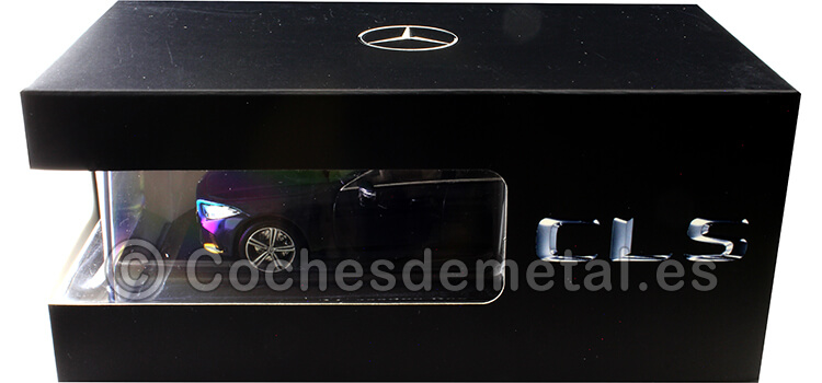 2018 Mercedes-Benz CLS (C257) Azul Metalizado Cavansite 1:43 Dealer Edition B66960543