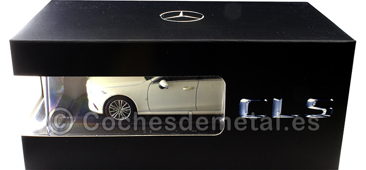 2018 Mercedes-Benz CLS (C257) Blanco Brillante Designo Diamond 1:43 Dealer Edition B66960544