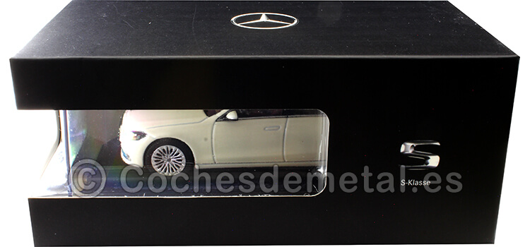 2020 Mercedes-Benz Clase-S (V223) Blanco Brillante Designo Diamond 1:43 Dealer Edition B66960632