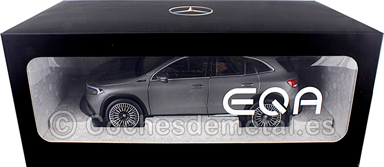 2021 Mercedes Benz EQA (H243) Designo Mountain Grey Magno 1:18 Dealer Edition B66960826