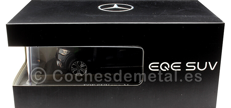 2023 Mercedes-Benz EQE SUV Electric Art Line (X294) Negro Obsidiana 1:43 Dealer Edition B66960835
