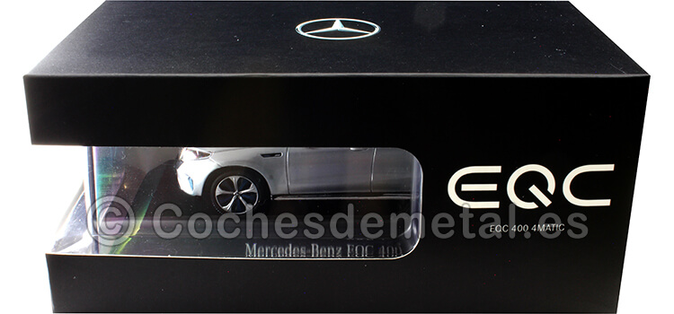 2019 Mercedes-Benz EQC 400 4Matic (N293) Plateado Hightech 1:43 Dealer Edition B66963754