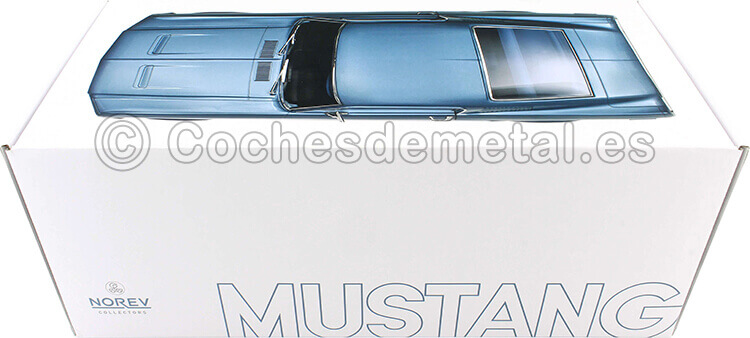 1968 Ford Mustang GT Fastback Azul Claro Metalizado 1:12 Norev 122703