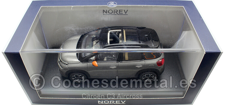 2021 Citroen C3 Aircross Gris Platino 1:43 Norev 155336