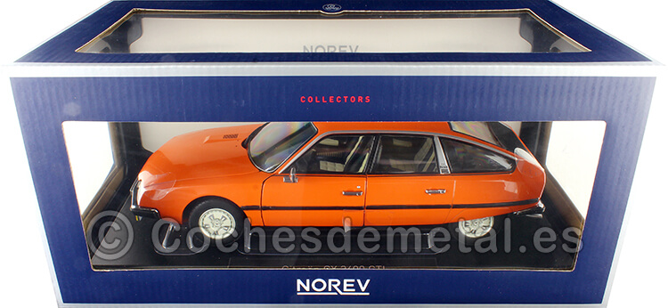 1977 Citroen CX 2400 GTi Naranja Mandarina 1:18 Norev 181524