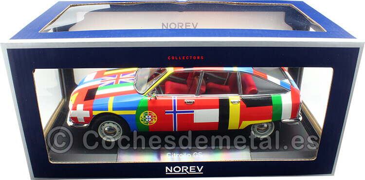1972 Citroen GS Banderas 2ª Versión 1:18 Norev 181667