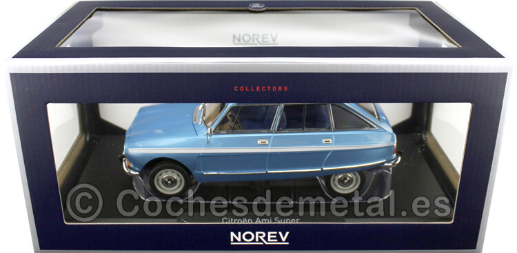 1974 Citroën Ami Super Delta Blue metallic 1:18 Norev 181672