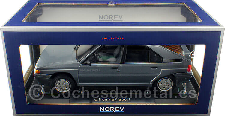 1985 Citroen BX Sport Fox Grey 1:18 Norev 181690