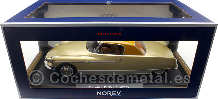 1964 Citroen DS 19 Le Dandy Beige Metalizado/Bronce 1:18 Norev 181741