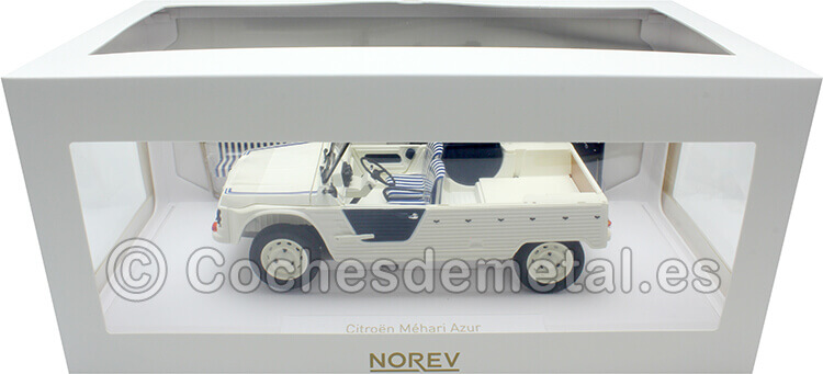 1983 Citroen Méhari Azur Blanco/Azul 1:18 Norev 181800