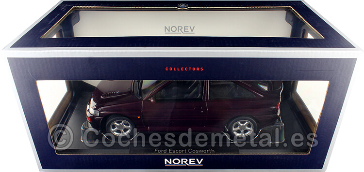 1992 Ford Escort Cosworth Violeta Metalizado 1:18 Norev 182778