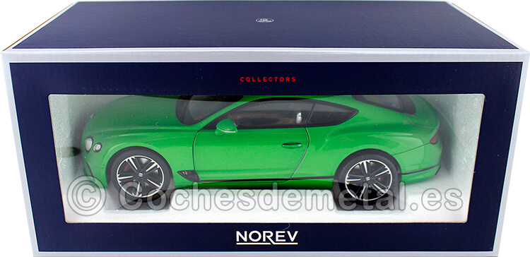 2018 Bentley Continental GT Apple Green 1:18 Norev HQ 182784