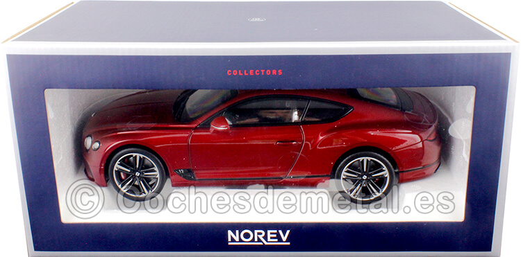 2018 Bentley Continental GT Candy Red 1:18 Norev HQ 182788