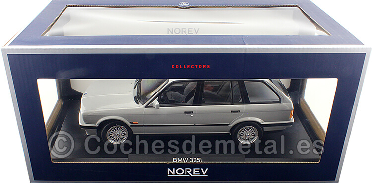 1991 BMW 325i Touring Gris Metalizado 1:18 Norev 183216