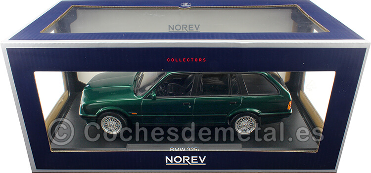 1991 BMW 325i Touring Verde Metalizado 1:18 Norev 183219