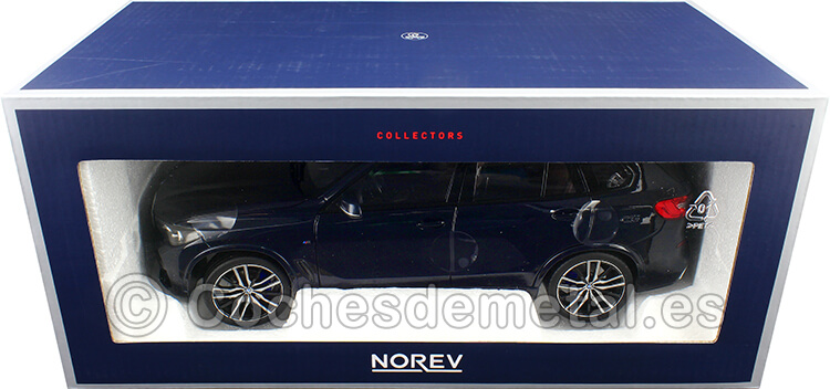 2019 BMW X5 Azul Metalizado 1:18 Norev HQ 183283
