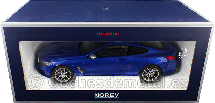 2019 BMW Coupe M850i Azul Metalizado 1:18 Norev HQ 183286