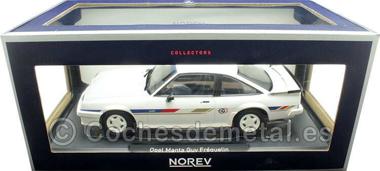 1984 Opel Manta Guy Frequelin Blanco Decorado 1:18 Norev 183305