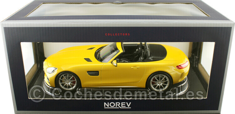 2017 Mercedes-Benz AMG GT-C Roadster Metallic Yellow 1:18 Norev 183451