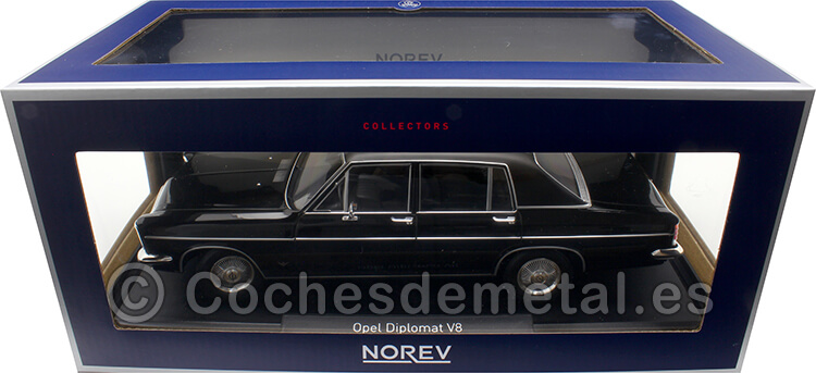 1969 Opel Diplomat V8 Negro 1:18 Norev 183687