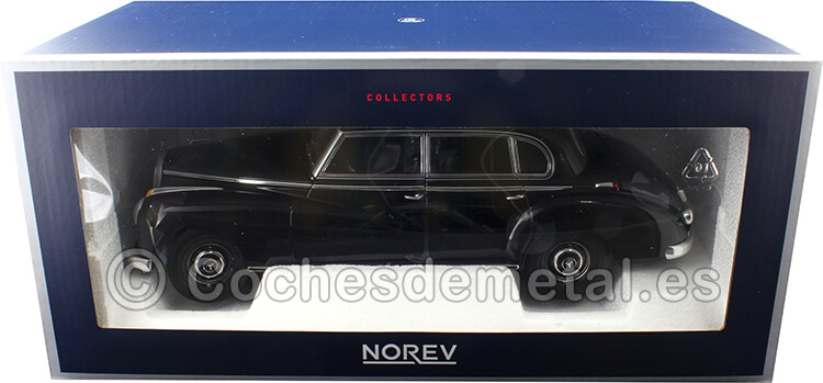 1955 Mercedes-Benz TYPE 300 W186 Limousine Konrad Adenauer Negro 1:18 Norev HQ 183707