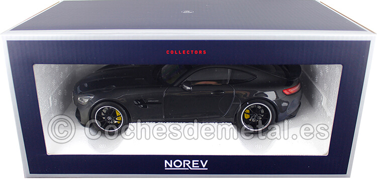 2019 Mercedes-Benz AMG GT-R Coupe C190 Dark Grey Metallic (Gunmetal) 1:18 Norev 183742